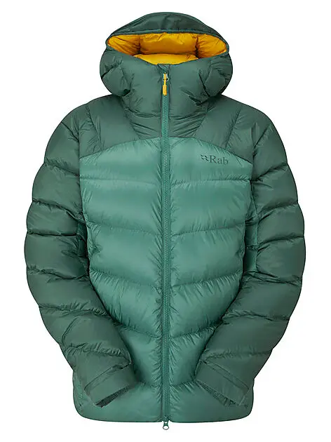 RAB Neutrino Pro dunjakke dame Green Slate/Eucalyptus Dame