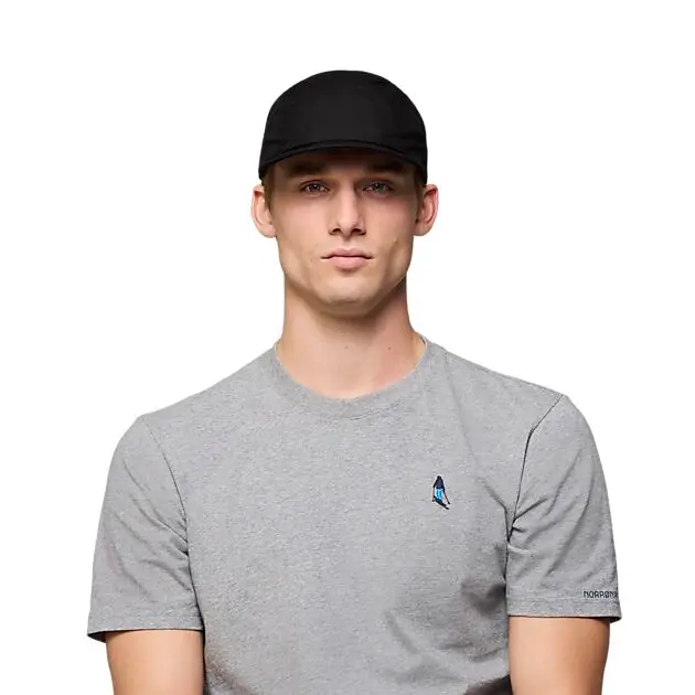NORRØNA /29 tech five panel Cap Caviar Black Unisex