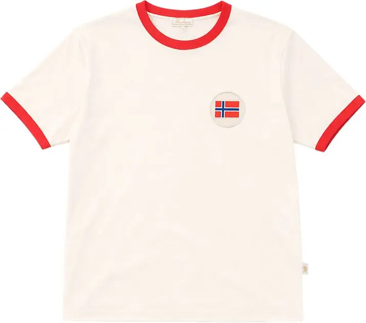 FANHAUS NFF Ringer Tee White Unisex | Intersport.no