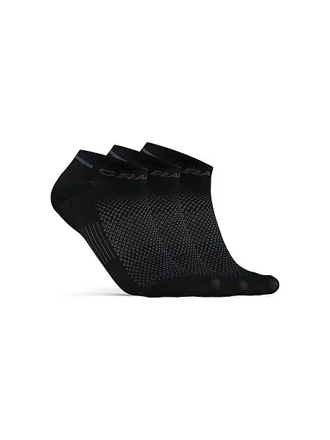 CRAFT Core Dry Shaftless Sock 3-Pack Black Unisex