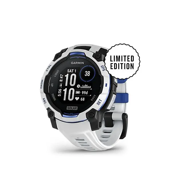 GARMIN Instinct 3 - 45mm,Solar Whitestone with Whitestone Band Alle | Sport1.no