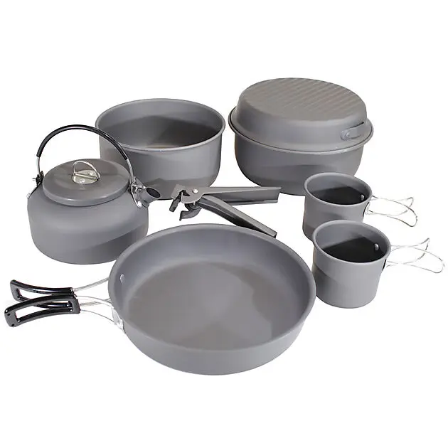 EAGLE PRODUCTS Anodisert kjelesett 8 deler m/kaffekjele Alle