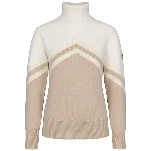 JOHAUG Alpine Woolmix Rollerneck Beige Dame
