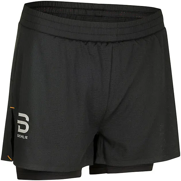 DÆHLIE Run 365 løpeshorts dame Black Dame