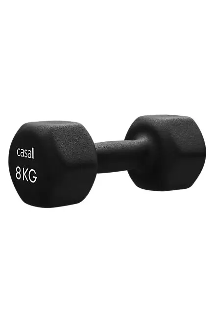 CASALL Classic Dumbbell 8kg Black/white Alle