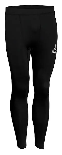 SELECT Kompresjons bukse lang black Unisex