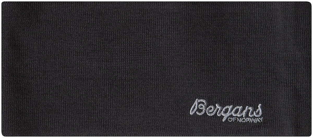 BERGANS OF NORWAY Allround Thin Merino Headband Dark Shadow Grey Unisex