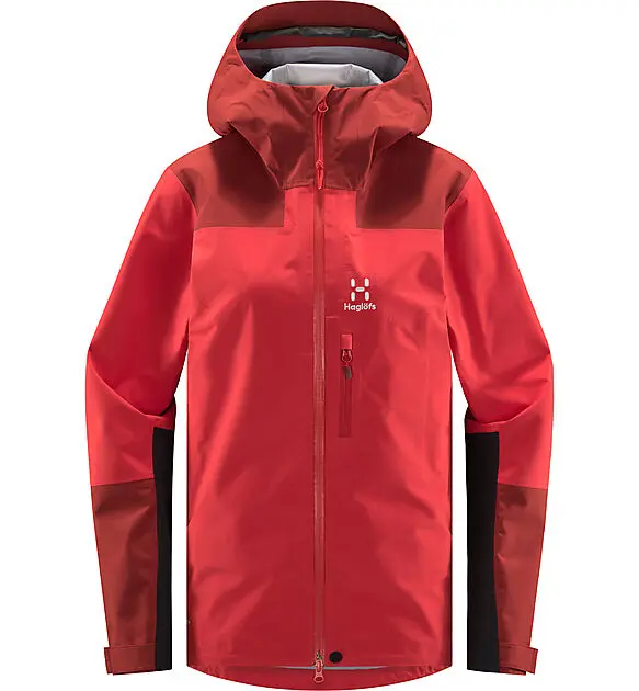 HAGLÖFS ROC Sloper Proof Jacket Women Poppy red/Corrosion Dame