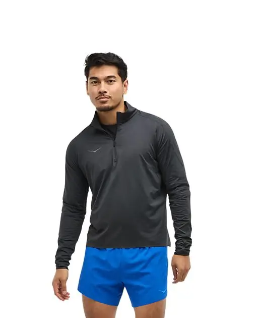 HOKA M 1/4 ZIP BLACK Herre
