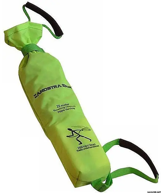 ZANDSTRA Zandstra Redningsline / kasteline 25 meter Grønn Unisex