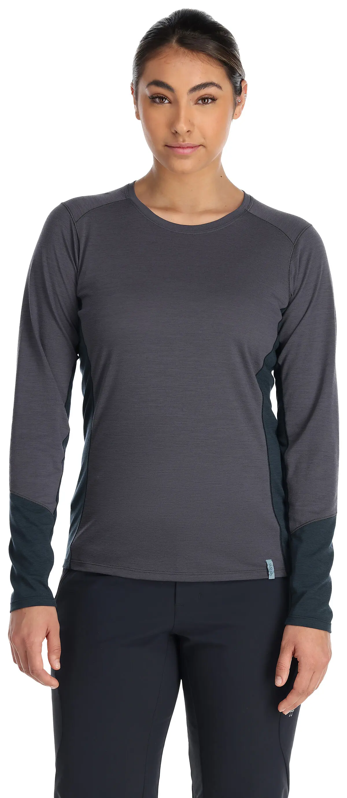 RAB Syncrino Base LS Tee Wmns Graphene Dame