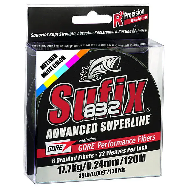 SUFIX 832 MULTI 300M 0,28MM MULTI Alle | Sport1.no