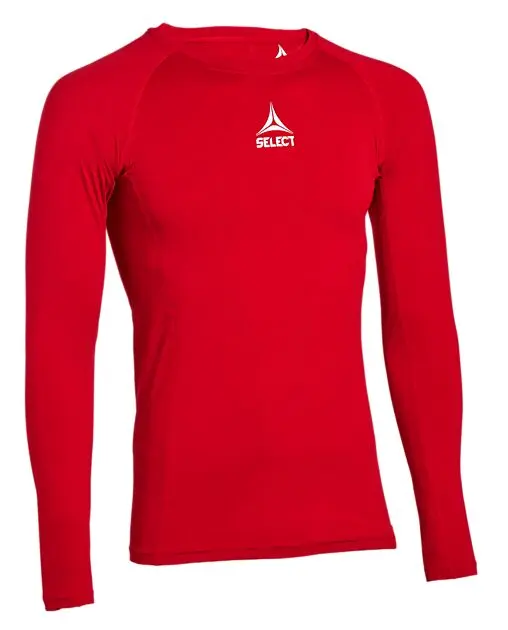 SELECT Shirts L/S Baselayer red Unisex