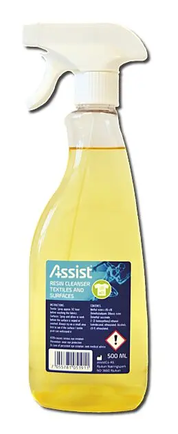 ASSIST KLISTERRENS - TEKSTIL OG BALL 500ML - Alle | Sport1.no