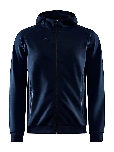 CRAFT Core Soul Full Zip Hood herre Dark Navy Herre