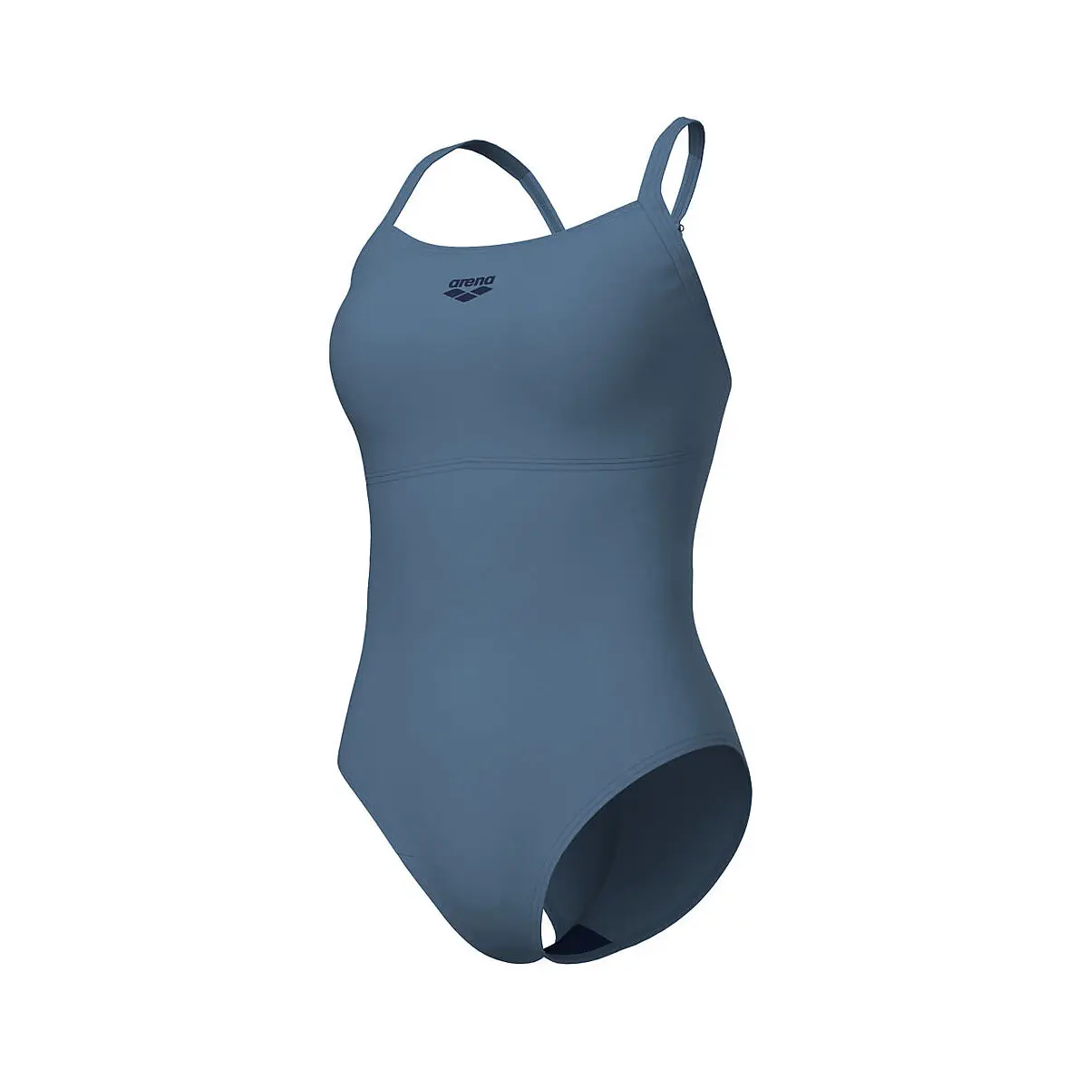 ARENA WOMEN'S ARENA SOLID SWIMSUIT LIGHTDROP BACK B STONE GREY Dame