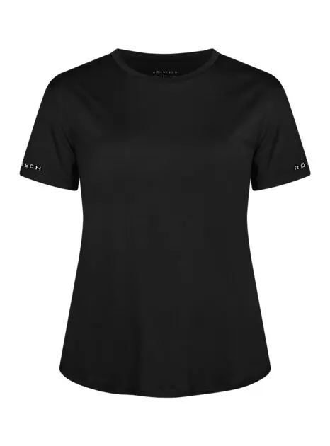 RÖHNISCH Team Logo Tee Black Dame | Intersport.no