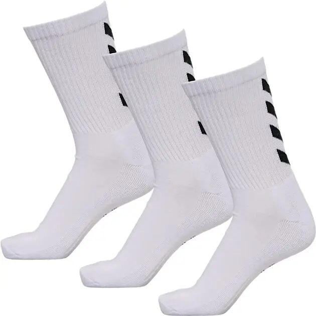 HUMMEL FUNDAMENTAL 3-PACK SOCK WHITE Unisex