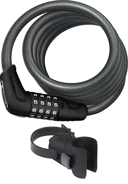 ABUS Numero Combo 5510C/180/10 m/holder Black Unisex