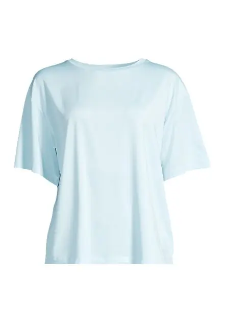 CASALL Laser Mesh Tee Aqua Glow Dame