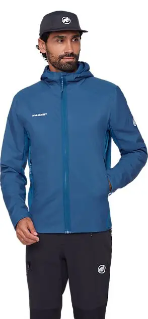 MAMMUT Rime Light IN Hybrid Hooded Jacket Men tschiel Herre