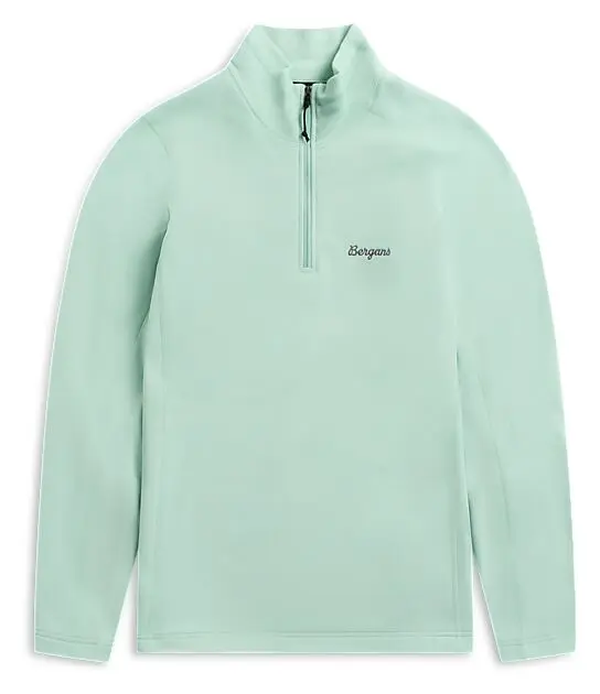 BERGANS OF NORWAY Midtli Midlayer Half Zip Women Mint Crush Dame