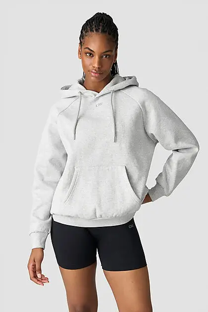 ICANIWILL Everyday Hoodie W Light Grey Melange Dame | Sport1.no