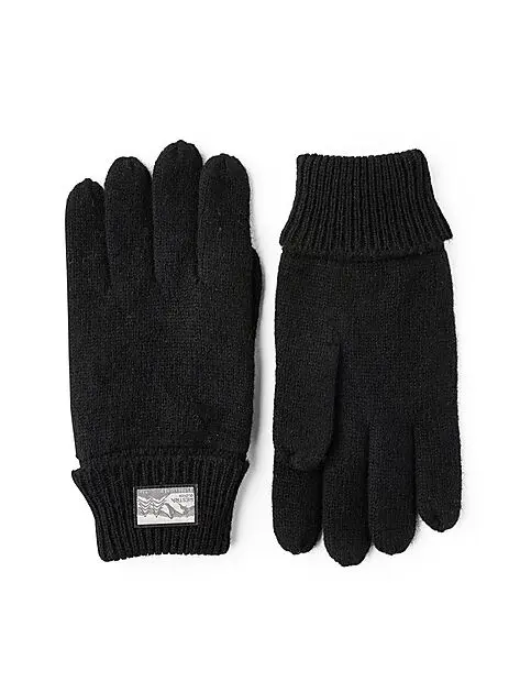 HESTRA Raggwool Glove Black Unisex | Sport1.no