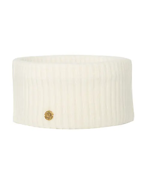 WOOLLAND Stryn Knitted headband Snow White Unisex
