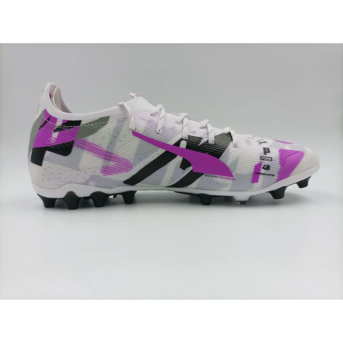 PUMA ULTRA 5 ULTIMATE FOREVER MG PUMA White-Pure Magenta-Feather Gray-PUMA Black Herre