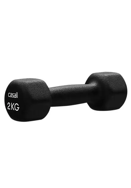 CASALL Classic Dumbell 2 kg håndvekt Black/white Alle