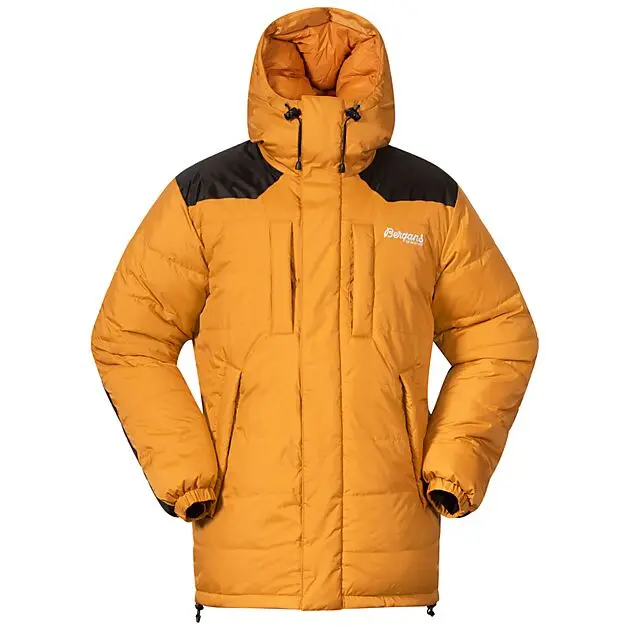 BERGANS OF NORWAY Expedition Down Unisex Parka Arctic Ocean Yellow/Black Unisex