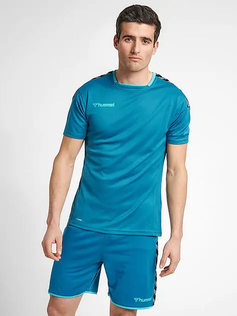 HUMMEL hmlAUTHENTIC POLY JERSEY S/S CELESTIAL Herre