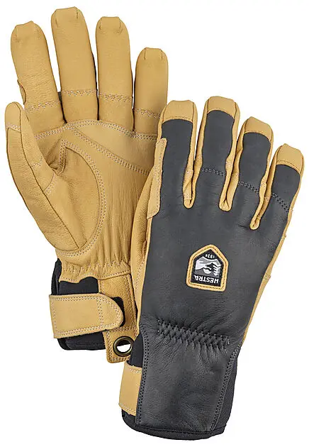 HESTRA Ergo Grip Incline - 5 finger Grey/Natural brown Unisex