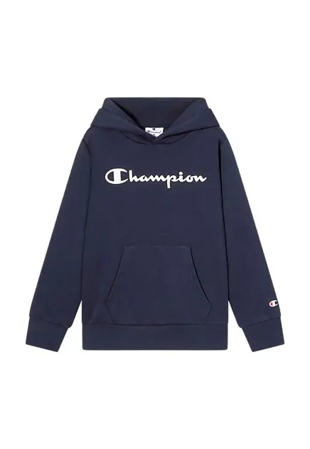 CHAMPION Hooded Sweatshirt print junior Blue Junior