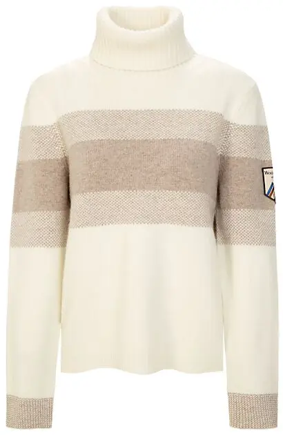 WOOLLAND Galdhøpiggen knitted turtleneck Woman Cream Dame