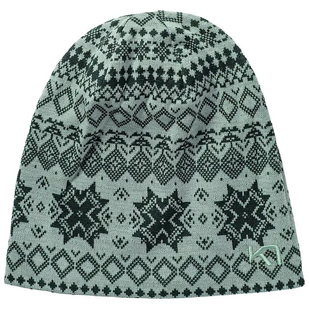 KARI TRAA Vilma Beanie lue DARK GREEN Dame