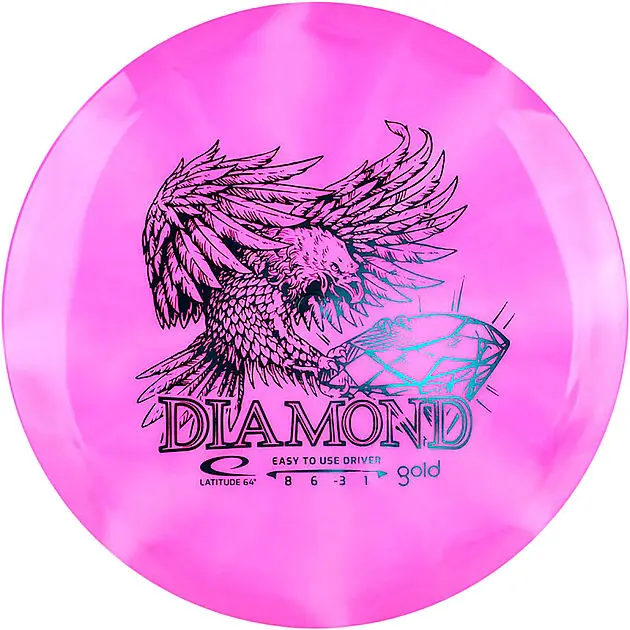LATITUDE 64 GOLD BURST DRIVER DIAMOND Pink/White Alle | Sport1.no