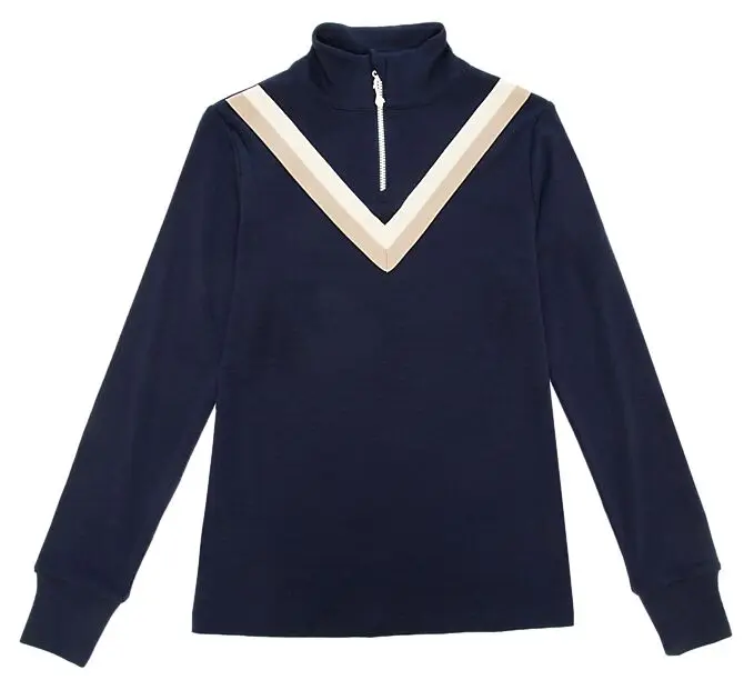 WOOLLAND Skarslia Top Kids Blue Ink Barn