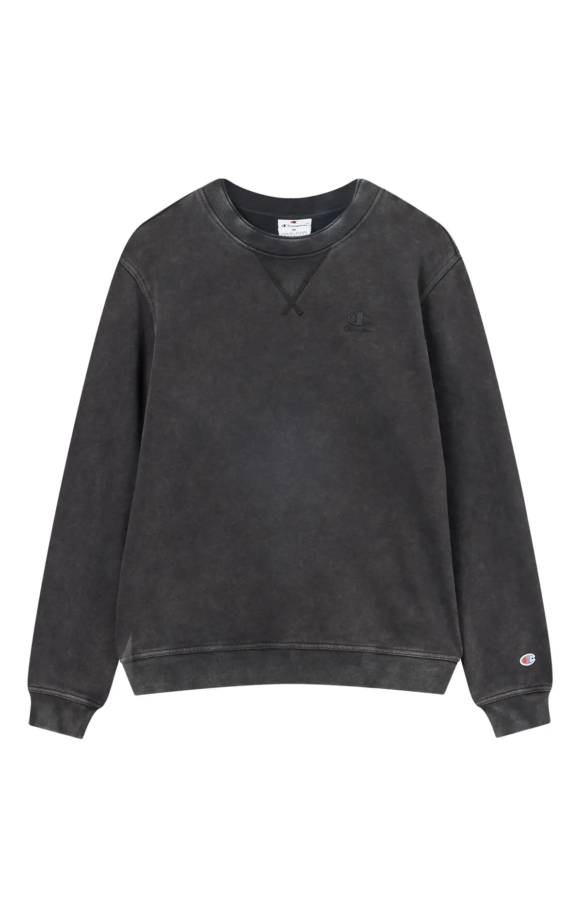 CHAMPION Washed crewneck sweatshirt Men Black Herre | Sport1.no