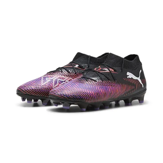 PUMA FUTURE 8 PRO FG/AG Jr PUMA Black-PUMA White-Glowing Red Junior