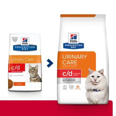 Hill's PRESCRIPTION DIET Feline c/d Multicare Stress Dry cat food Chicken 8 kg