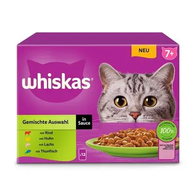 Whiskas Senior Porsjonsposer 12 x 100/85 g