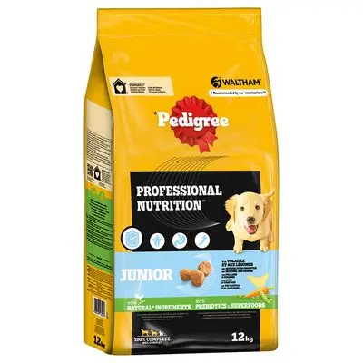 Pedigree Professional Nutrition Junior with poultry and vegetables medium and large breeds - dry dog food - 12 kg