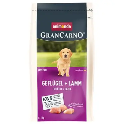 animonda GranCarno Junior Fjærfe + lam