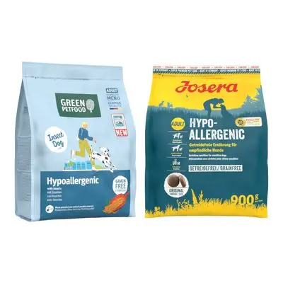 900 g Green Petfood InsectDog + 900 g Josera Hypoallergen med insekter på kjøpet!