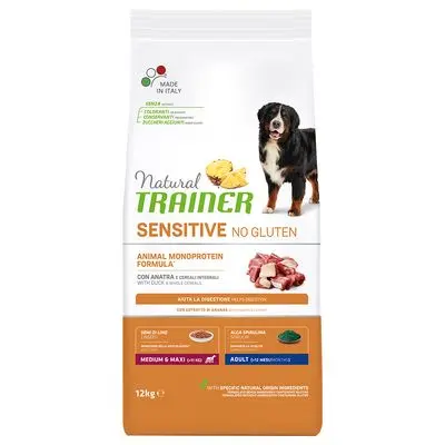 Trainer Natural Sensitive No Gluten Adult Medium/Maxi med And