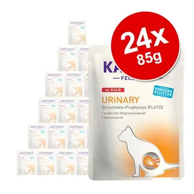 Kattovit Feline Urinary Porsjonspose 24 x 85 g