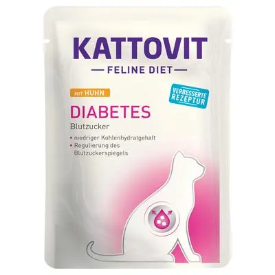 Kattovit Feline Diabetes / Vekt 6 x 85 g