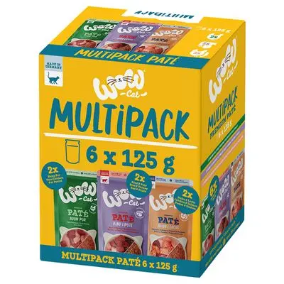 Økonomipakke WOW Cat fileter i saus 24 x 85 g